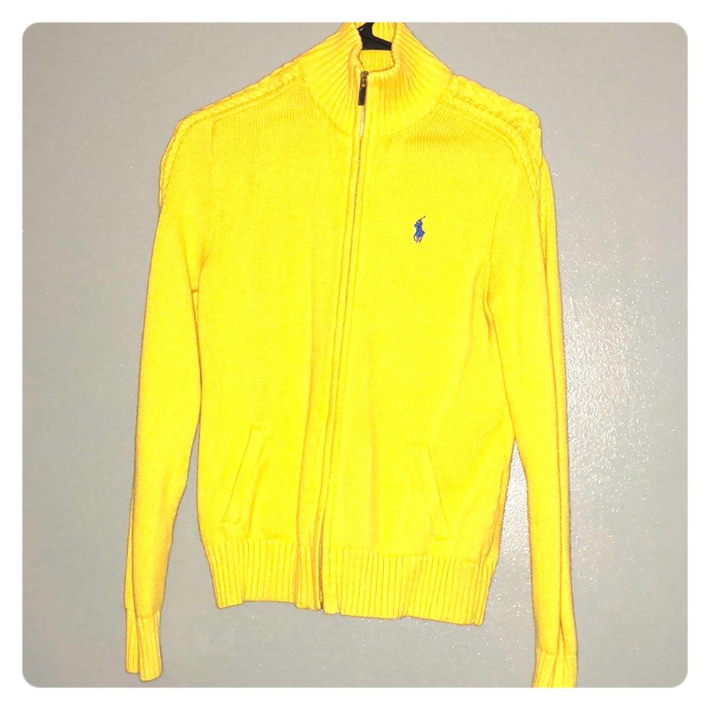 Woman’s Zip up Polo Sweater